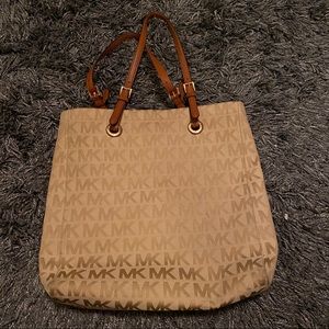 Michael Kors Signature Tote Bag with MK Logo